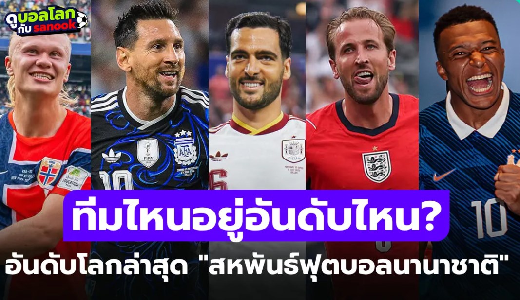 มีแค่ 2 ทีมไม่ใช่ท็อปเทน! เปิดอันดับโลกทั้ง 8 ทีม ได้ไปต่อศึกฟุตบอลโลก 2026
